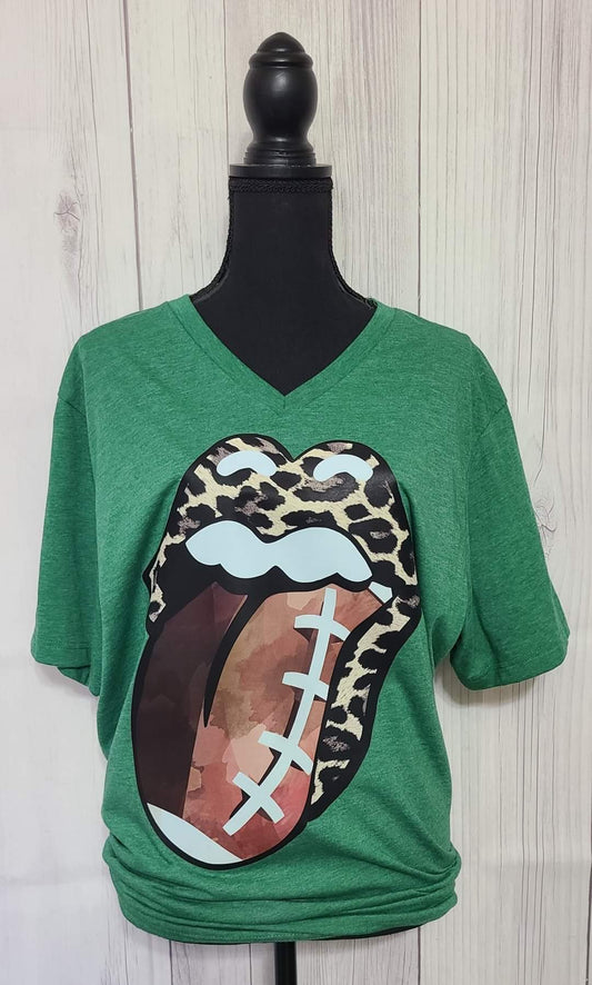 Cheetah Lips Football Shirt