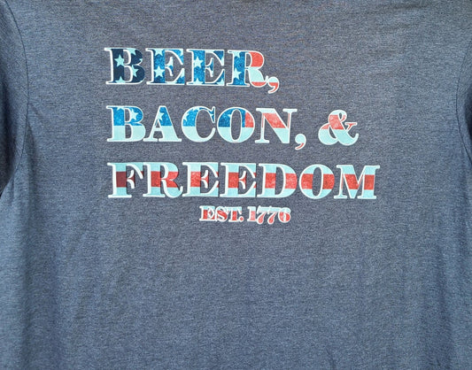 Beer Bacon & Freedom Men's T-Shirt